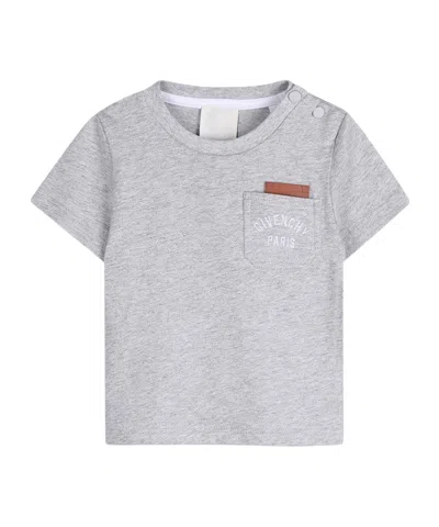 Givenchy Kids Logo Embroidered T-shirt In White