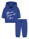 Givenchy 2 Piece Set With Logo In Blue