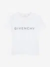 Givenchy Kids Logo Print T-shirt In White