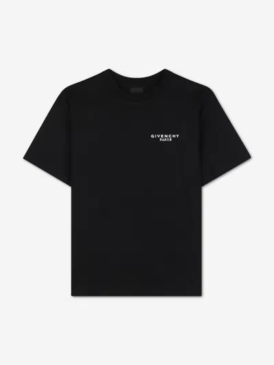 Givenchy Babies' Kids Logo Print T-shirt In Black