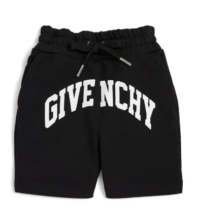 Givenchy Babies' Kids Logo Sweatshorts (24-36 Months) In Black