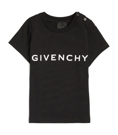 Givenchy Kids Logo T-shirt (2-3 Years) In Black