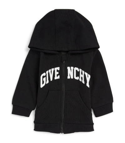 Givenchy Kids' Logo Zip-up Hoodie (24-36 Months) In Black