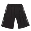 Givenchy Kids Logo-tape Bermuda Shorts In Black