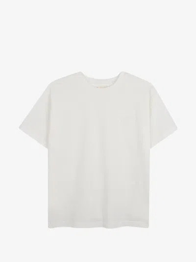 Givenchy Kids Mini Boy Cotton Crew Neck T-shirt With Embroidered Logo In Bianco