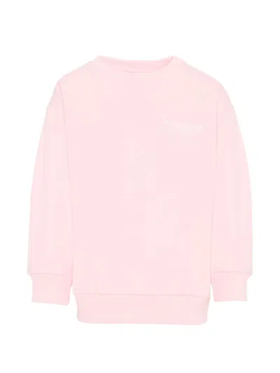 Givenchy Kids Mini Ribbed Neck Sweatshirt For Boys In Pink