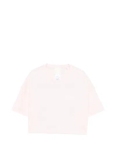 Givenchy Kids Mini Stamp Print T-shirt For Girls In Pink