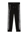 Givenchy Logo-tape Detail Sweatpants In Black