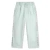 Givenchy Logo-print Drawstring Trousers In Blue