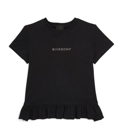 Givenchy Kids' Peplum-hem T-shirt (6-12+ Years) In Black