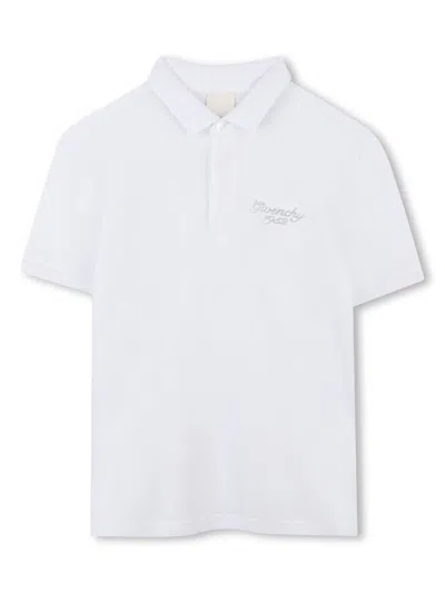 Givenchy Kids Polo Shirt In White