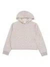 Givenchy Kids Pull Con Cappuccio In Gray