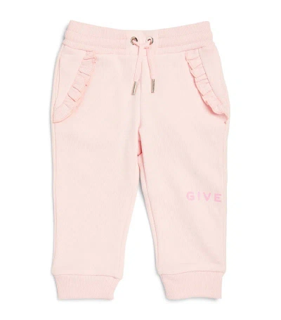 Givenchy Kids Ruffle-detail Sweatpants (2-3 Years) In Pink