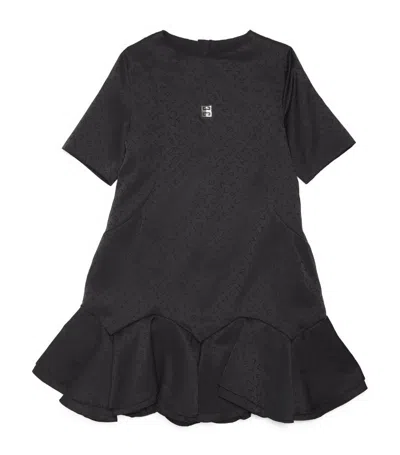 Givenchy Kids' Logo-jacquard T-shirt Dress In Black