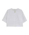 Givenchy Kids Short Sleeve Buttoned Shirt In White