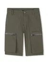 Givenchy Boy's Logo Embroidered Bermuda Shorts