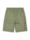 Givenchy Elasticated Bermuda Shorts In Green
