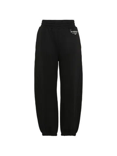 Givenchy Kids Side Pocket Pants With Elastic Waist In Black