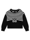 Givenchy Black Sweater For Girl With 4g Motif
