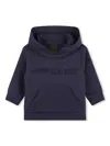 Givenchy Logo-appliqué Pouch-pocket Hoodie In Blue