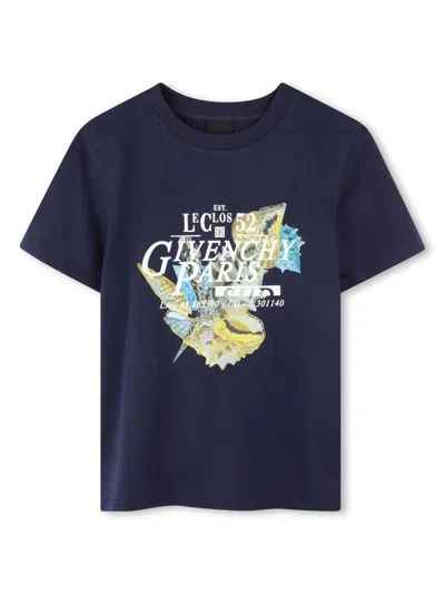 Givenchy Kids T-shirt In Blue