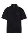 Givenchy Logo-embroidered Polo Shirt In Black