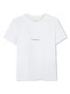 Givenchy Boy's Contrast Logo-print T-shirt In White