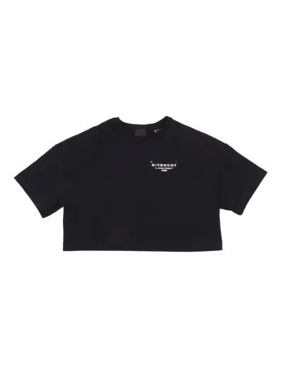 Givenchy Kids Tee Shirt In Black