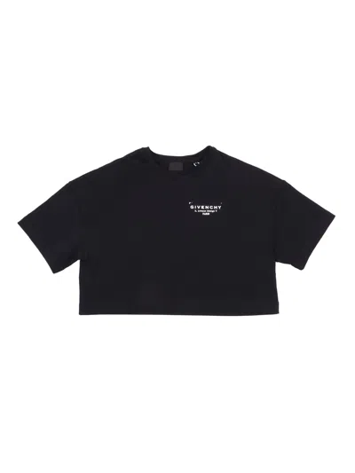 Givenchy Kids Tee Shirt In Black
