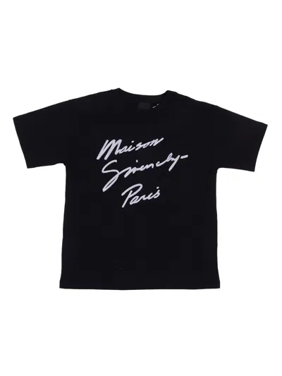 Givenchy Kids Tee Shirt In Black