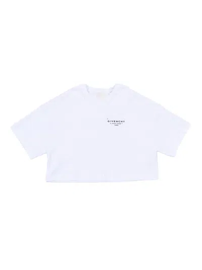 Givenchy Kids Tee Shirt In Gray