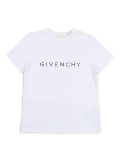 Givenchy Kids Tee Shirt In White