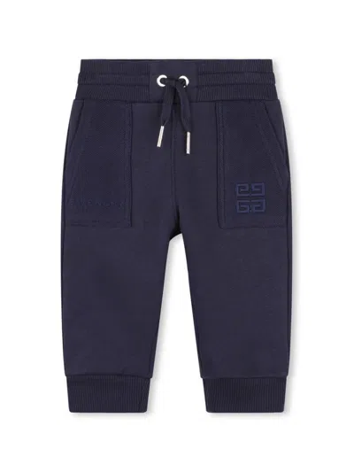 Givenchy Kids Trousers In Blue