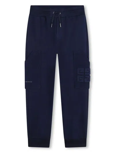 GIVENCHY GIVENCHY KIDS TROUSERS BLUE