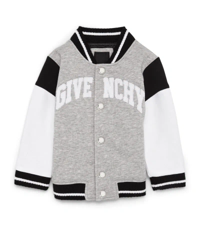 Givenchy Kids' Varsity Bomber Jacket (12 Years) In Grey