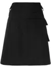 Givenchy D-ring-embellished A-line Skirt