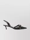 GIVENCHY KITTEN HEEL PUMPS BUCKLE DETAIL