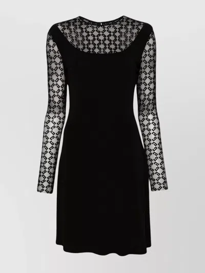 Givenchy Knee Length Dress A-line Silhouette In Black