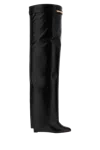 Givenchy Knee-high Calf Leather Boot In Multi