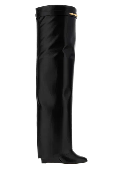 Givenchy Knee-high Calf Leather Boot In Multi