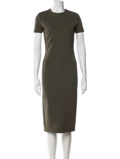 Pre-owned Givenchy Knee-length Dress In Green