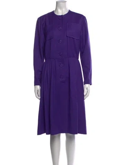 Pre-owned Givenchy Knee-length Dress In Purple