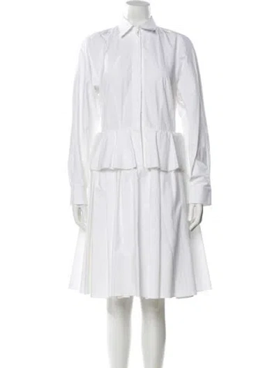 Pre-owned Givenchy Knee-length Dress In White