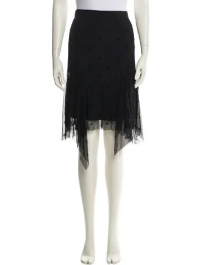 Pre-owned Givenchy Knee-length Skirt In Black