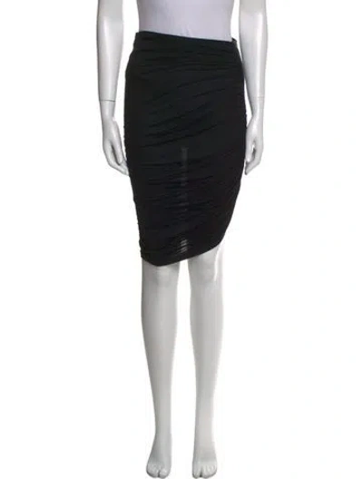Pre-owned Givenchy Knee-length Skirt In Black