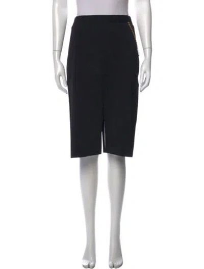 Pre-owned Givenchy Knee-length Skirt In Black