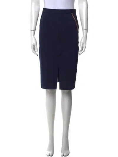 Pre-owned Givenchy Knee-length Skirt In Black
