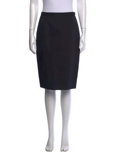 Pre-owned Givenchy Knee-length Skirt In Black