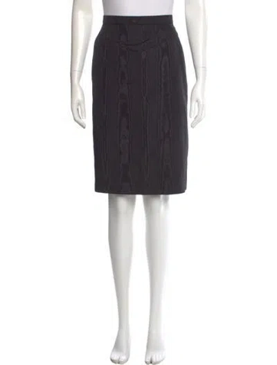 Pre-owned Givenchy Knee-length Skirt In Gray