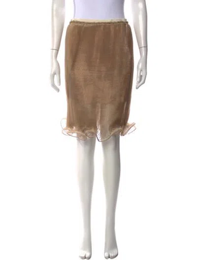 Pre-owned Givenchy Knee-length Skirt In Neutrals